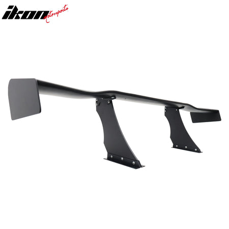 Universal 57" GT Trunk Spoiler Adjustable Rear Racing Wing (V4B Leg + V4C Plate)