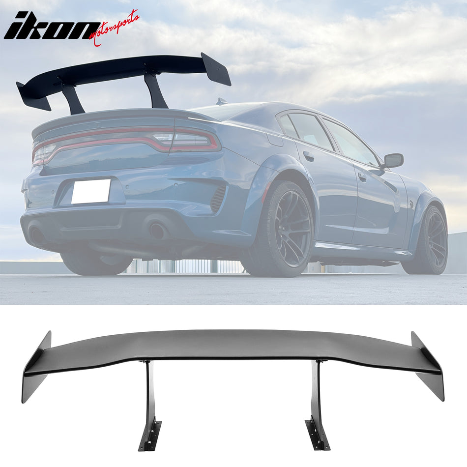 Universal 65'' GT Trunk Spoiler V1 Brackets V4B Legs + V4D Plates ABS