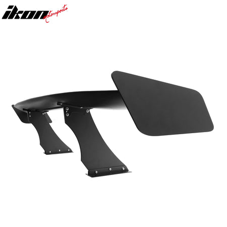 Universal 57" GT Trunk Spoiler Adjustable Rear Racing Wing (V4B Leg + V4D Plate)