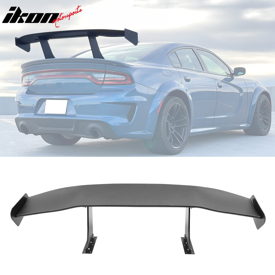 Universal 61'' GT Trunk Spoiler V1 Brackets V4C Legs + Side Plates ABS