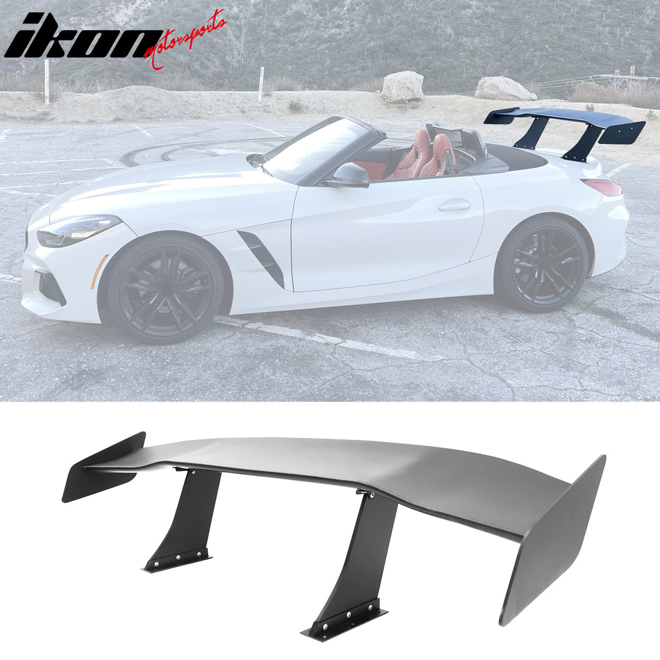 Universal 65'' GT Trunk Spoiler V1 Brackets V4C Legs + V4D Plates ABS