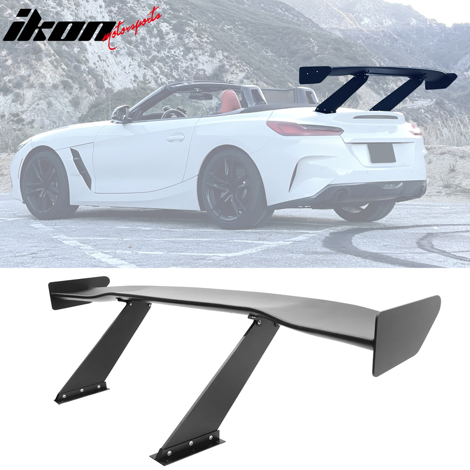 Universal 65'' GT Trunk Spoiler V1 Brackets V4D Legs + V4A Plates ABS