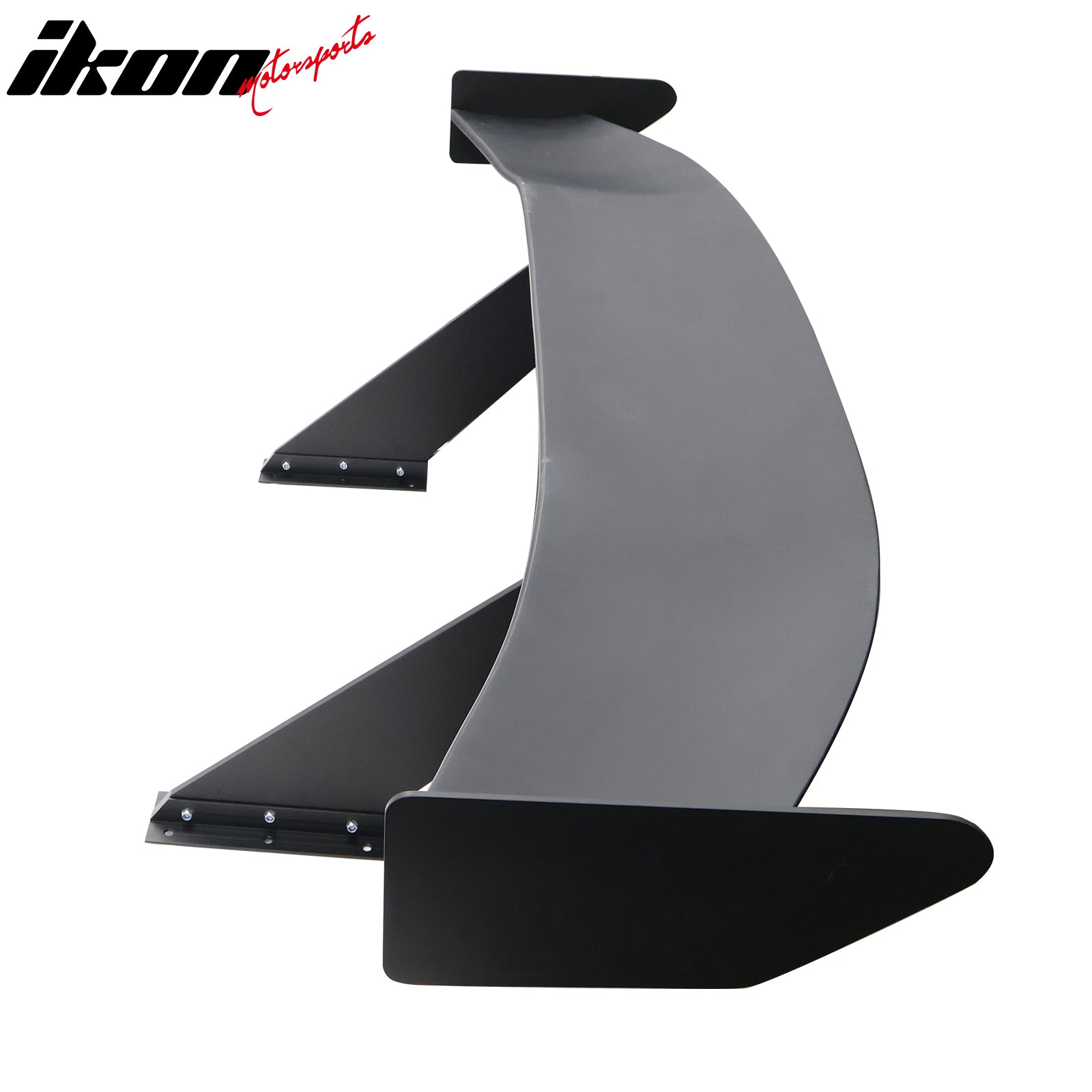 Universal 57" GT Trunk Spoiler Adjustable Rear Racing Wing (V4D Leg + V4A Plate)