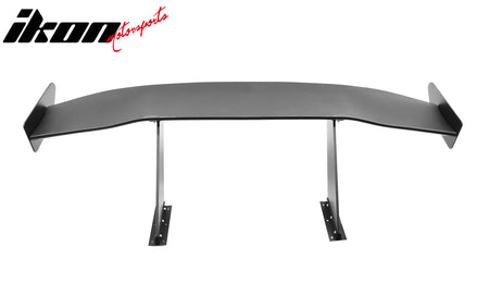 Universal 57" GT Trunk Spoiler Adjustable Rear Racing Wing (V4D Leg + V4A Plate)