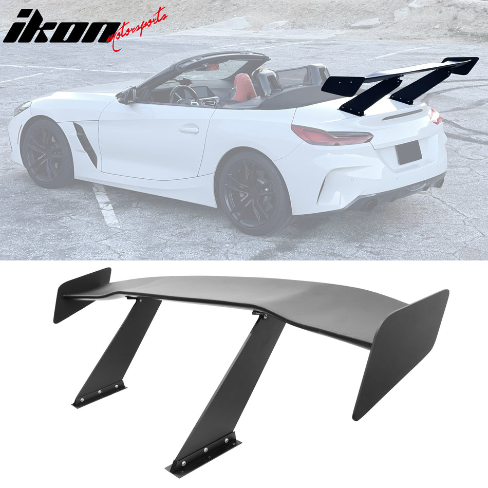 Universal 61'' GT Trunk Spoiler V1 Brackets V4D Legs + Side Plates ABS