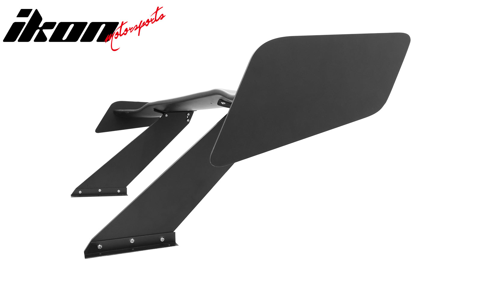 Universal 57" GT Trunk Spoiler Adjustable Rear Racing Wing (V4D Leg + V4D Plate)