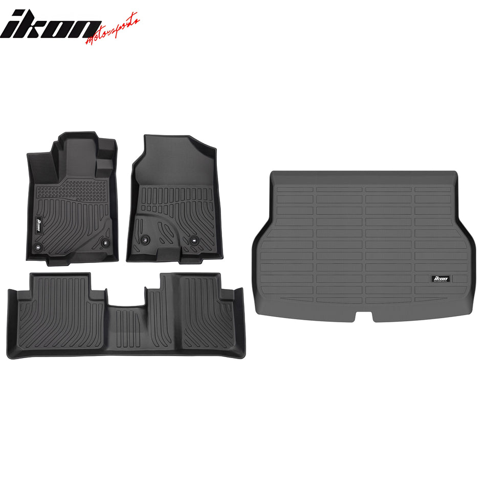 2013-2018 Acura RDX TPE 3D Floor Mats Carpet + Rear Cargo Trunk Mat