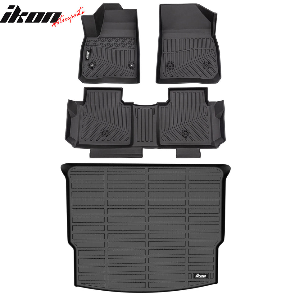 2019-2024 Chevrolet Blazer TPE 3D Floor Mats Carpets + Trunk Cargo Mat