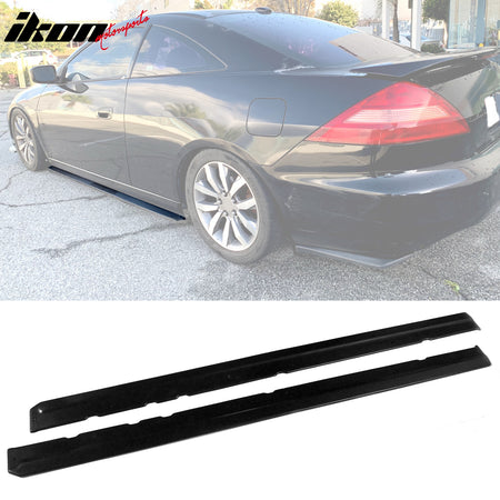 Fits 03-05 Honda Accord 2-Door MDA Side Skirts + Front Bumper Lip + Corner Apron