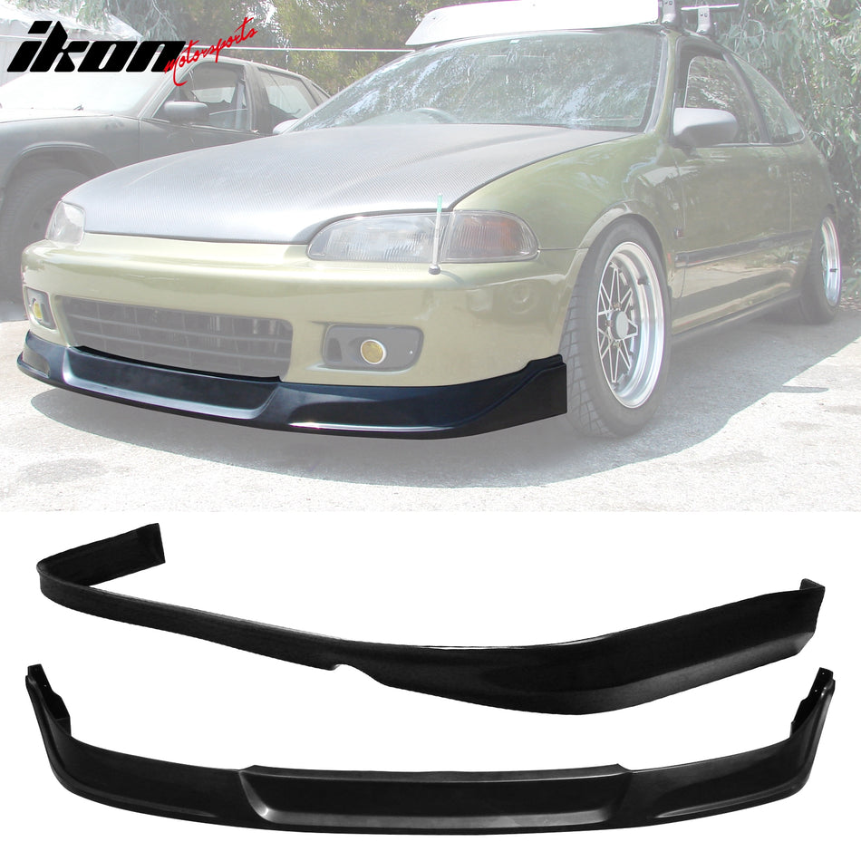 Rear Diffuser & Front Lip For 1992-1995 Honda Civic JDM Unpainted