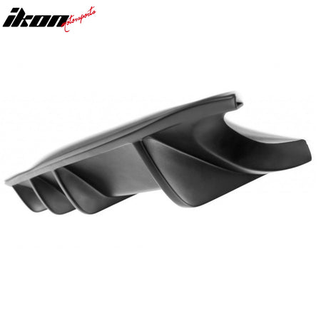 Fits 09-15 Nissan Maxima Sedan MDP Style Rear Diffuser Lip + Front Bumper Lip PU