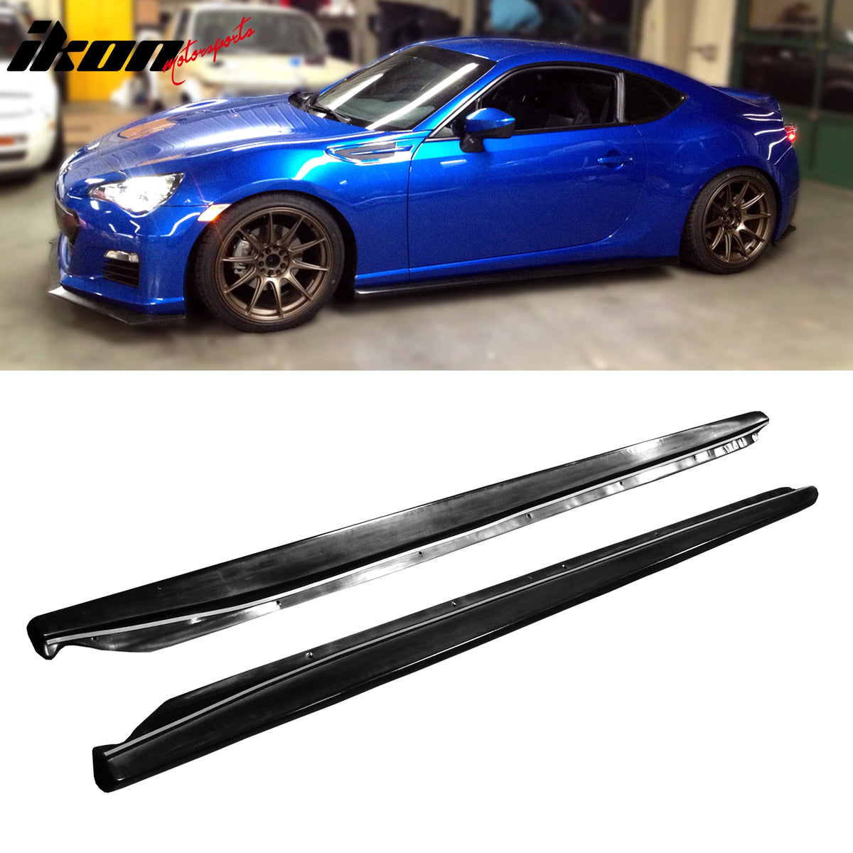 Fits 13-16 Scion FR-S CS Side Skirts + Corner Aprons + RB Front Bumper Lip PU