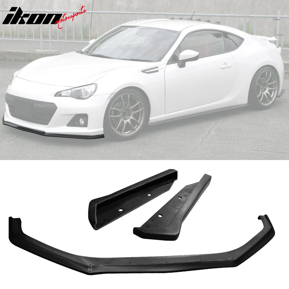 Corner Aprons & Front Lip For 2013-2016 Subaru BRZ PU GT JDM CS Style