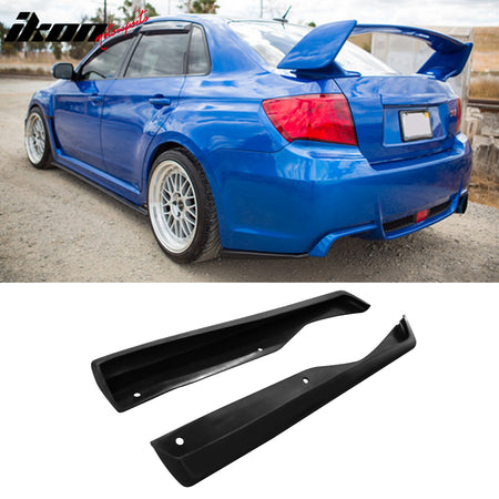 For 11-14 Subaru Impreza JDM Style Rear Side Corner Aprons + Front Bumper Lip PU