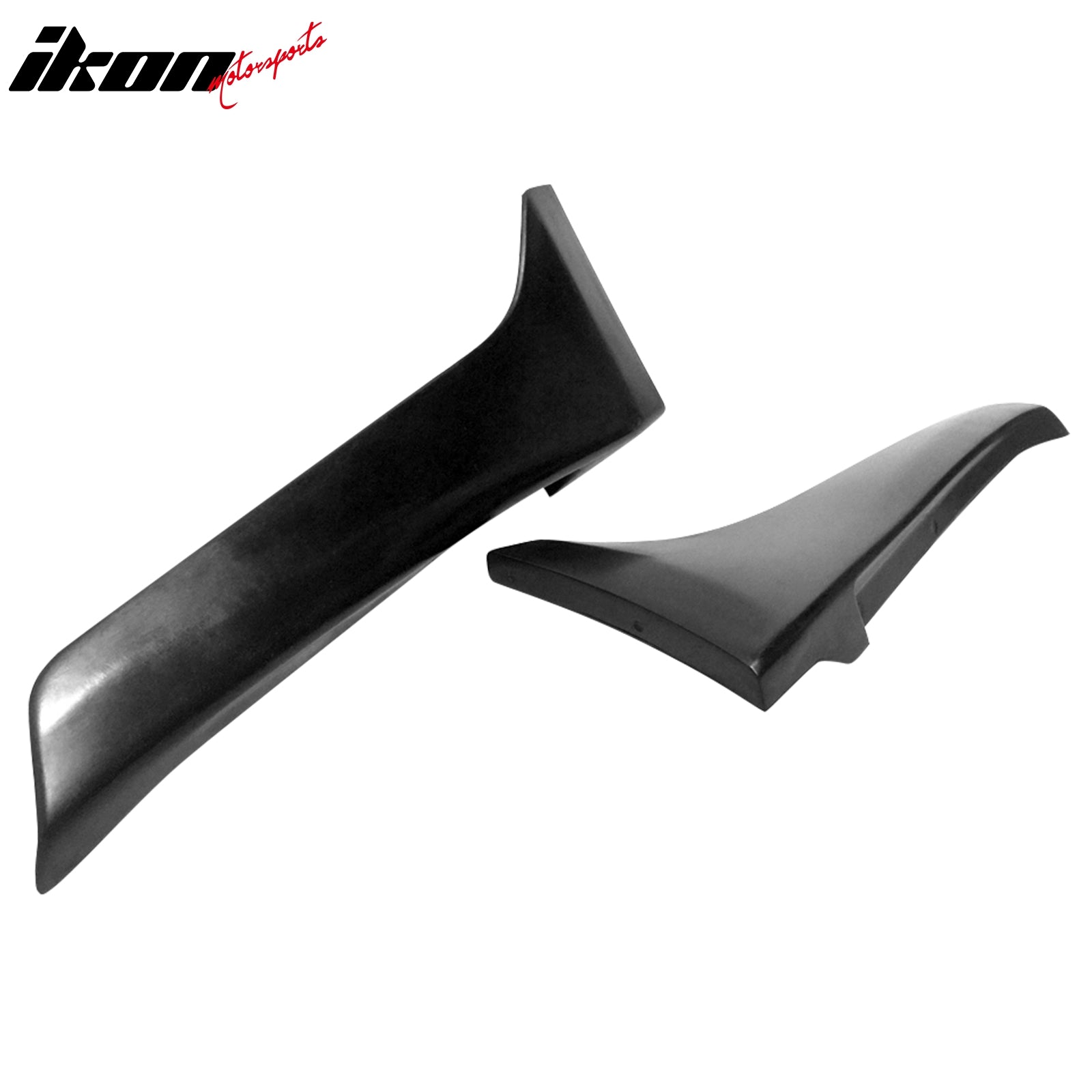 For 14-17 INFINITI Q50 JDM Sports Side Skirts Rocker Winglet Lip + Corner Aprons