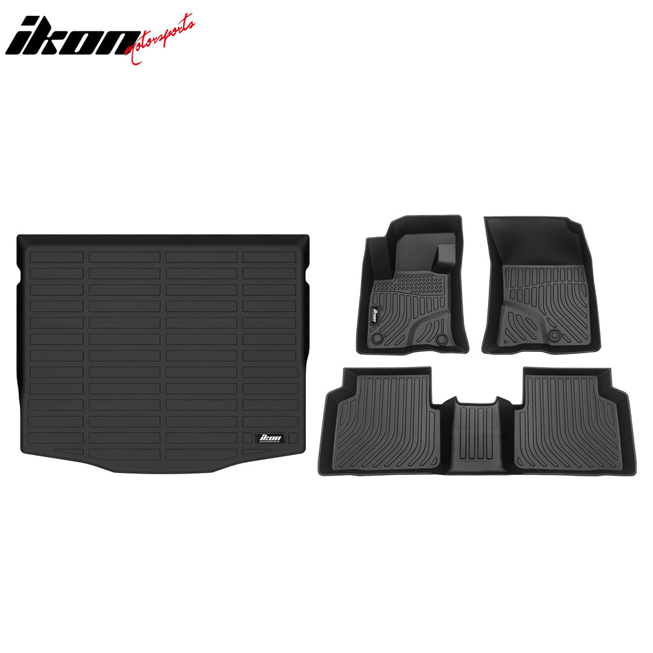 2020-2024 Ford Escape Non-Hybrid TPE 3D Floor Mats + Trunk Cargo Mat