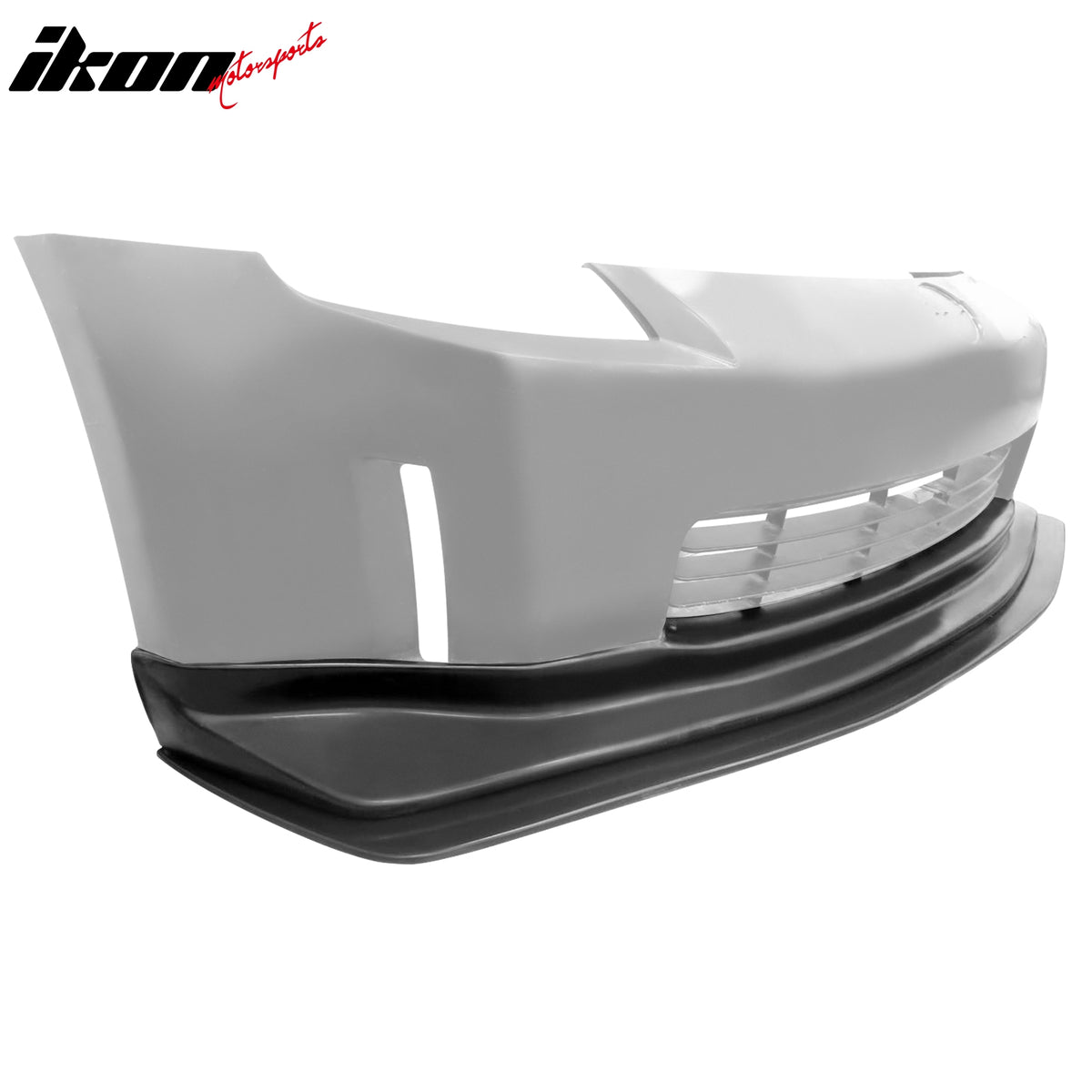 Fits 03-05 Nissan 350Z N1 Style PU Front Bumper Lip Spoiler + Matching Splitter