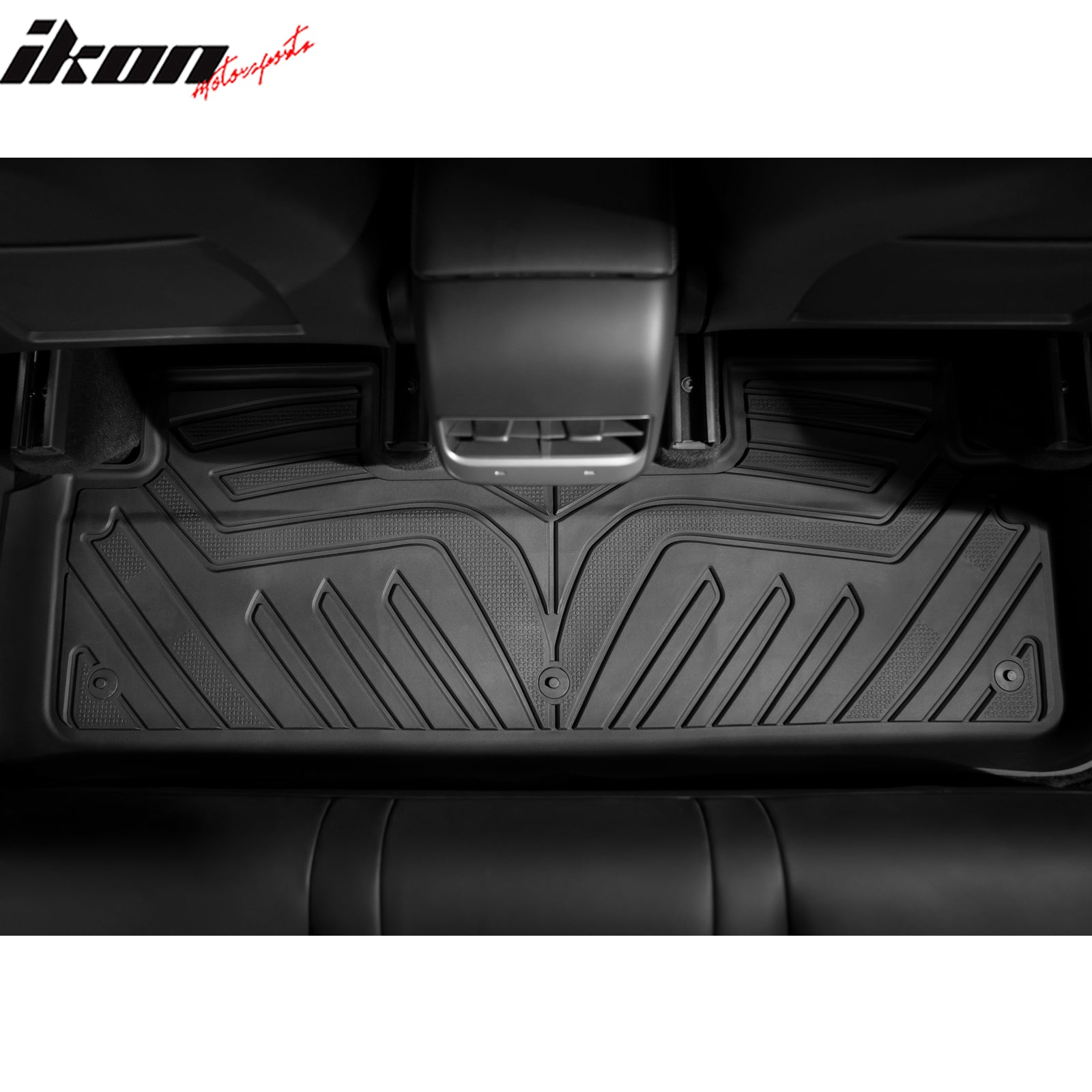 Fits 20-24 Tesla Model Y Floor Mats + Trunk Mat 3D TPE Carpets Cargo Liner Guard