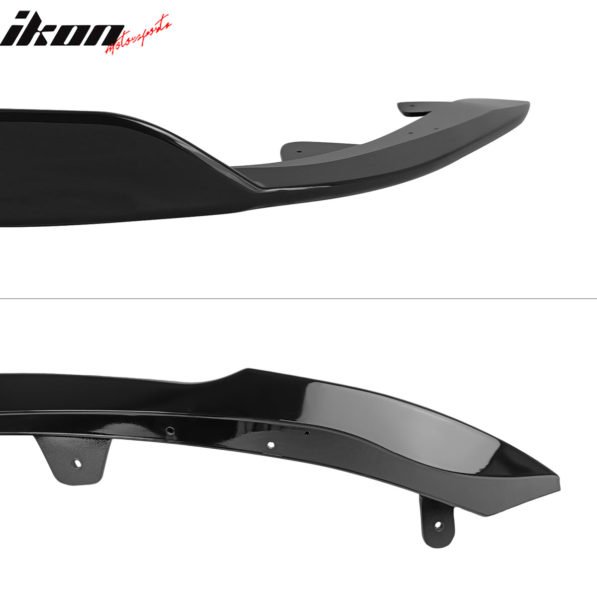 Fits 19-21 Toyota Corolla Auris E210 Hatchback 3PCS Front Bumper Lip Gloss Black