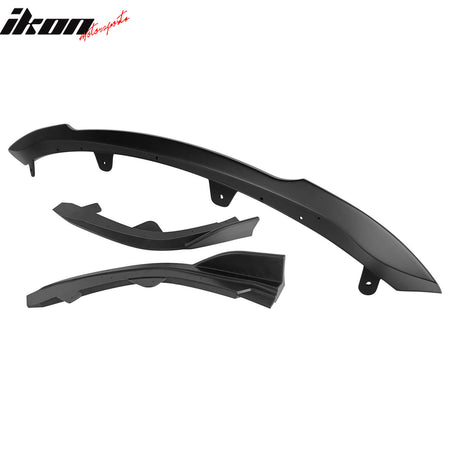 Fits 19-21 Toyota Corolla Auris E210 Hatchback 3PCS Front Bumper Lip Matte Black