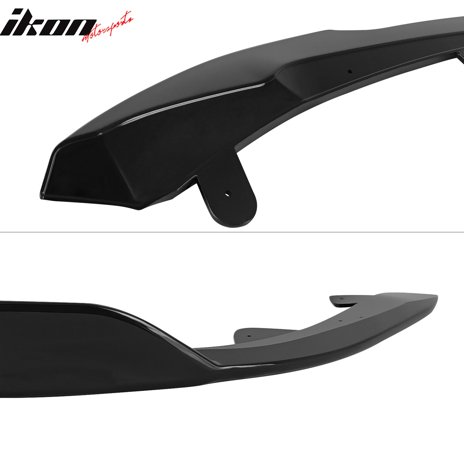 Fits 22-23 Toyota Corolla Auris E210 Hatchback 3PCS Front Bumper Lip Gloss Black