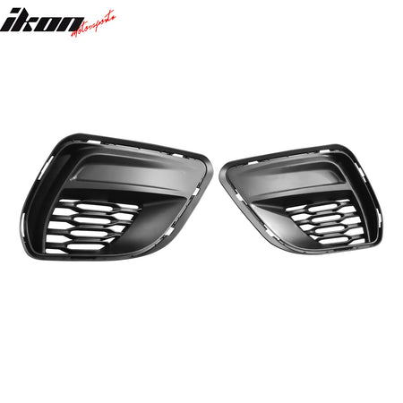 For 15-23 Charger SRT Upper Lower LED Grilles Bumper Cover W/ Matte Black Lip PP