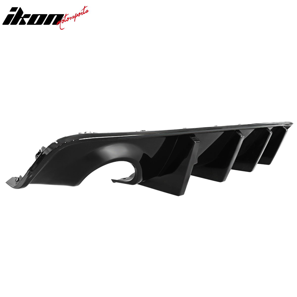 Fits 15-23 Charger Widebody Bumper Covers W/ SRT Grilles + Gloss Black Diffuser