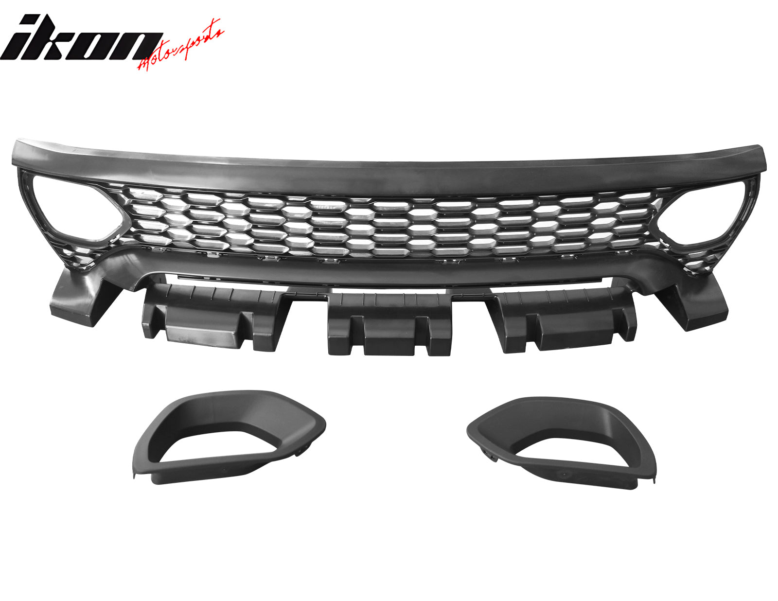 Fits 20-23 Charger Widebody Front Bumper Assembly Replacement W/ SRT Grilles