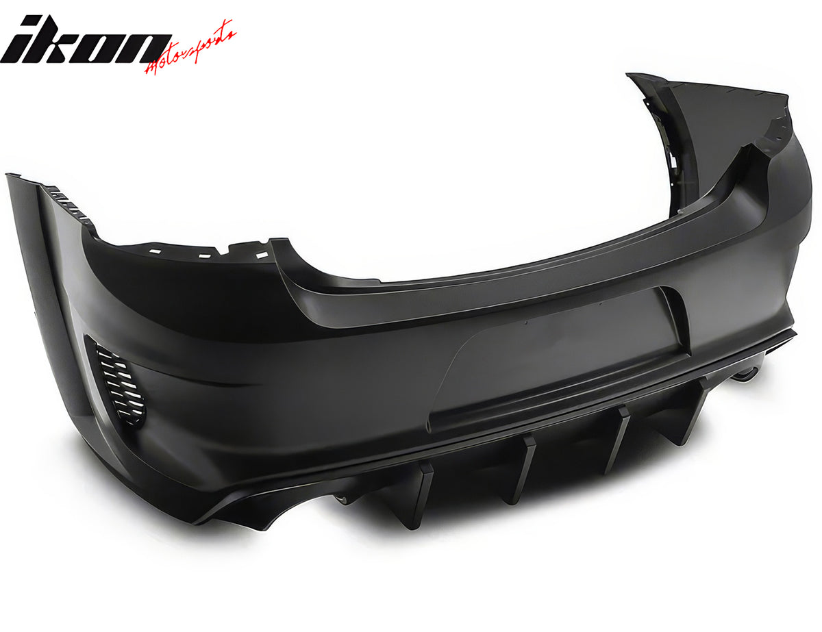 Fits 20-23 Charger Widebody SRT Rear Bumper Assembly Replacement + Diffuser Lip