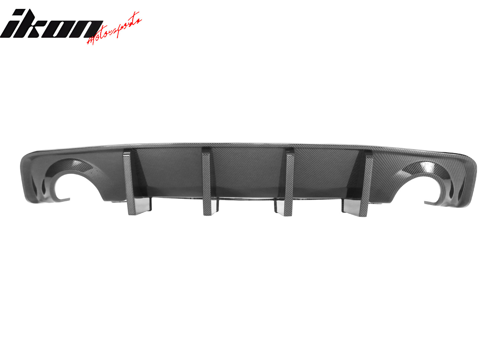 Fits 20-23 Charger Widebody Bumper Cover + Carbon Fiber Print Diffuser W/ 4 Fin