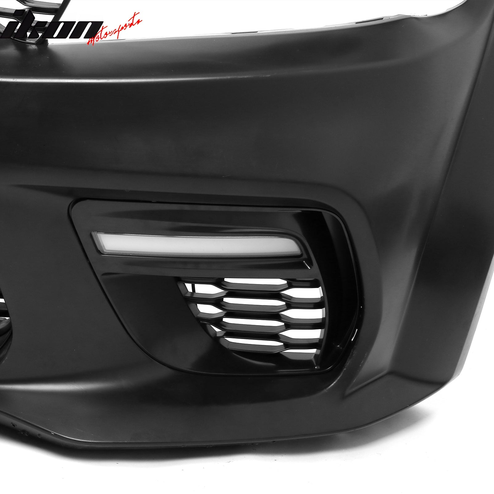 Fits 15-23 Dodge Charger Widebody Whole Bumper W/ LED Matte Black Diffuser Kits