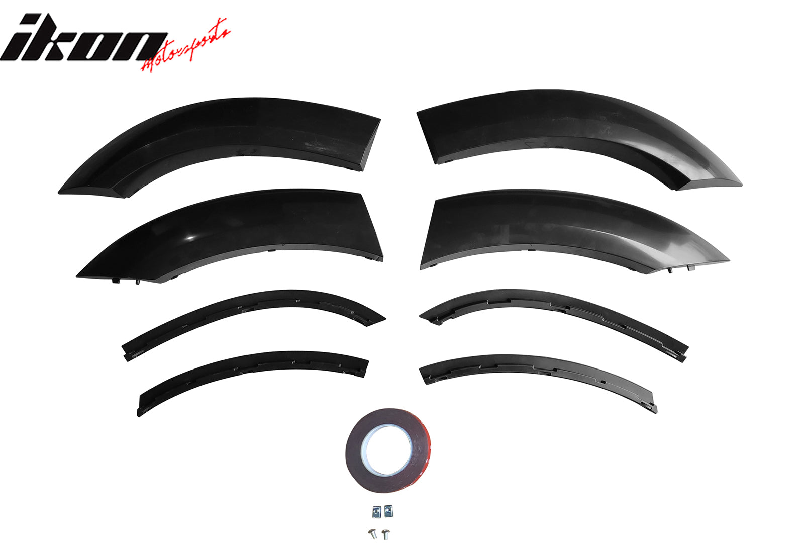 For 15-23 Charger Widebody LED Bumper Covers W/ SRT Grilles Matte Black Diffuser