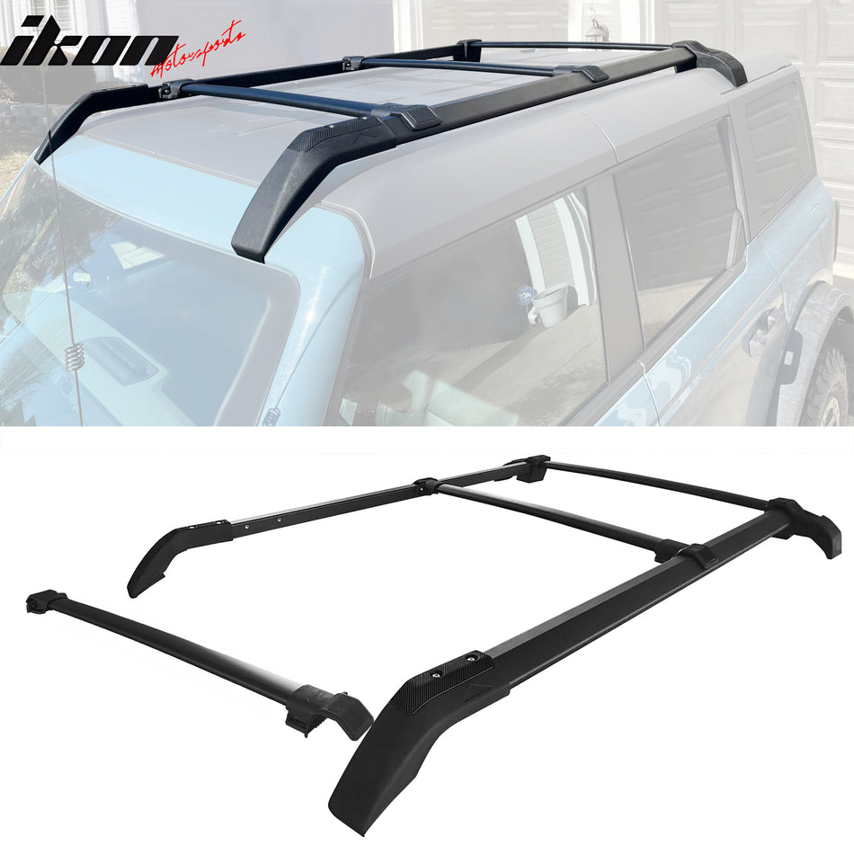 2021-2024 Ford Bronco Top Roof Rack Rail & Cross Bars Aluminum 5PCS