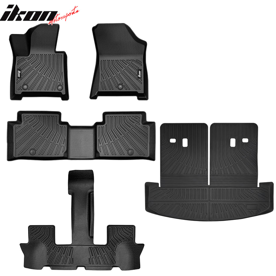 2024-2025 Hyundai Santa Fe 3D Molded Floor Mats + Trunk Mat Carpet TPE