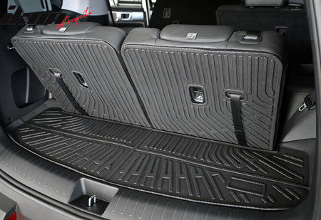 Fits 24-25 Hyundai Santa Fe 6/7 Seats Non-Slip Floor Mats + Trunk Mat Liner TPE