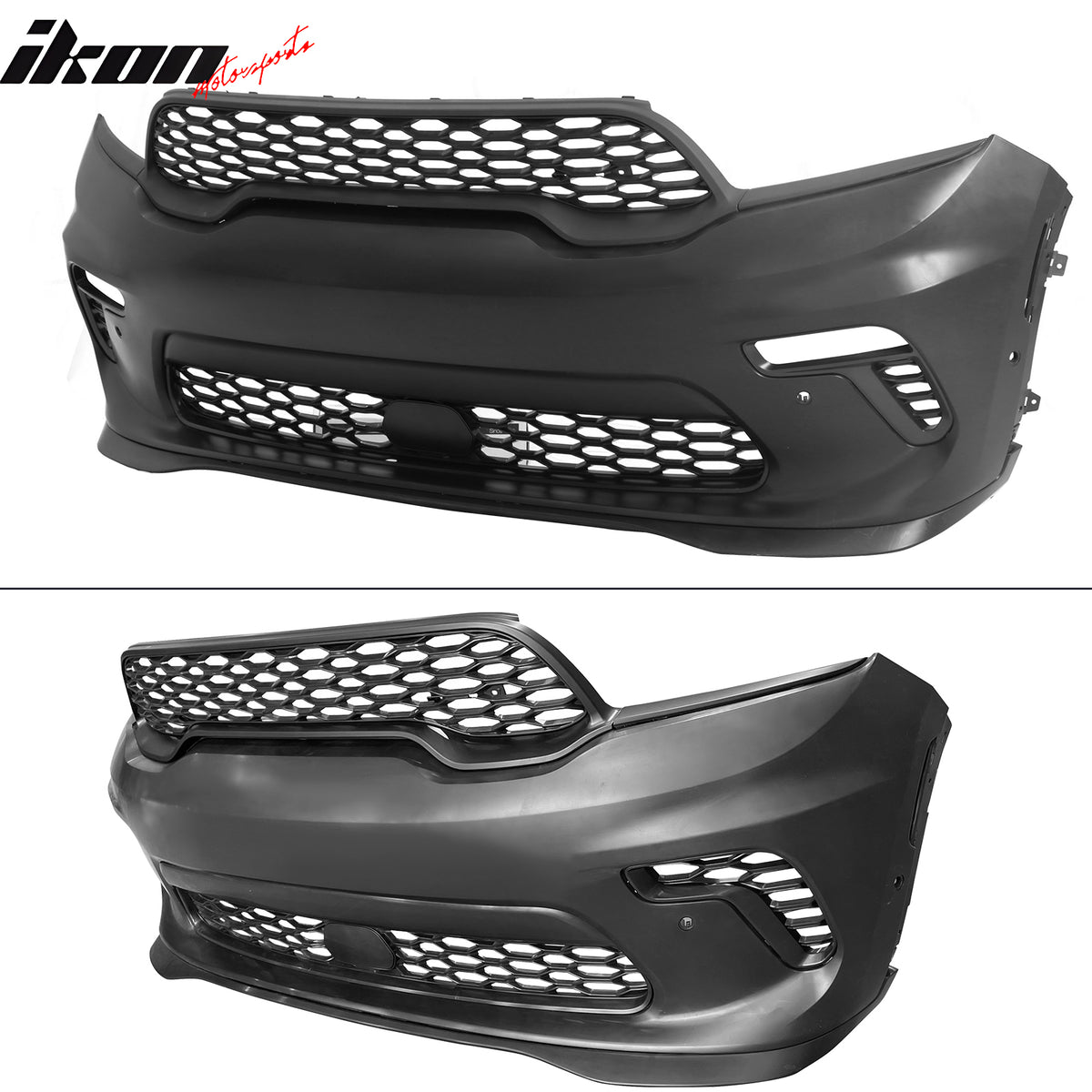 Fits 21-24 Dodge Durango Front Rear Bumper Hellcat Style Conversion V1 Diffuser