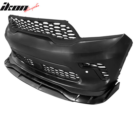 Fits 21-24 Dodge Durango Front Bumper Cover 21+ Hellcat Style Conversion w/ Lip