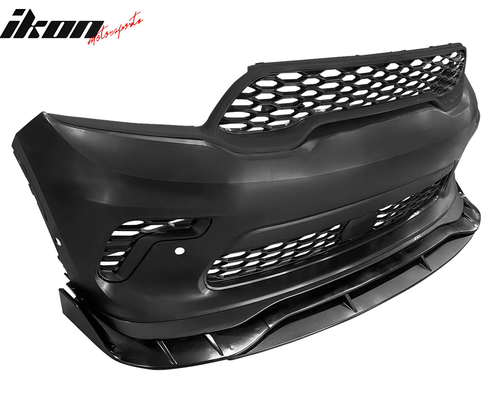 Fits 21-24 Dodge Durango Front Bumper Cover 21+ Hellcat Style Conversion w/ Lip