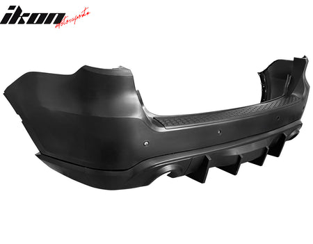 Fits 21-24 Dodge Durango Rear Bumper Cover Hellcat Style Conversion V2 Diffuser