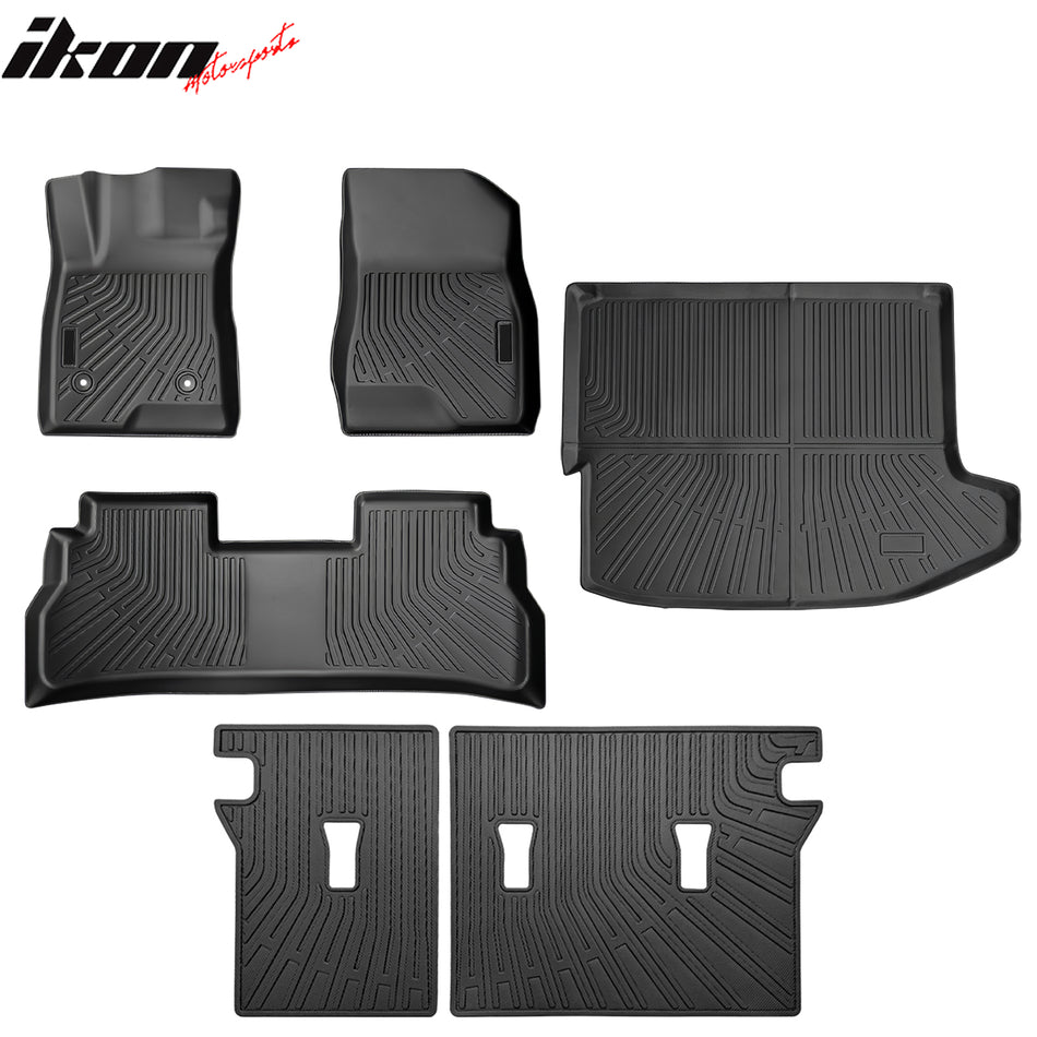 2024-2025 Chevrolet Trax 3D TPE Floor Mat& Trunk Mat& Backrest Mats