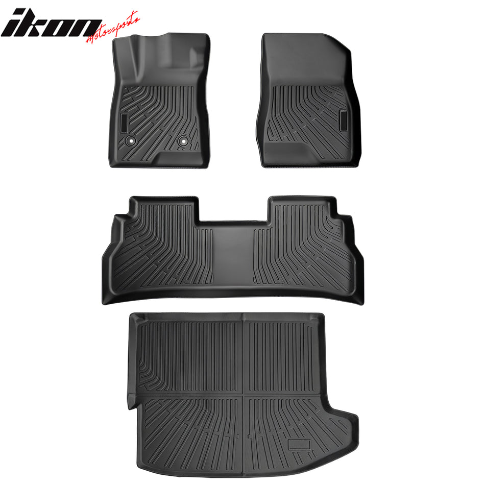 2024-2025 Chevrolet Trax All Weather 3D Floor Mats+Trunk Cargo Mat TPE