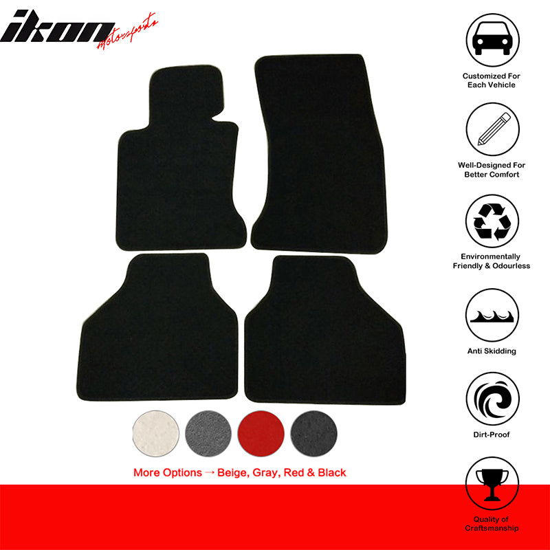 Factory Fitment Car Floor Mats Front Rear Nylon