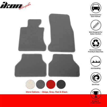 Factory Fitment Car Floor Mats Front Rear Nylon FOR: (BMW)