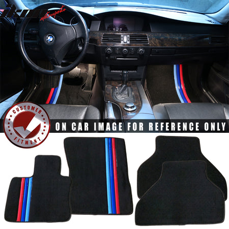 Factory Fitment Car Floor Mats Front Rear Nylon FOR: (BMW)