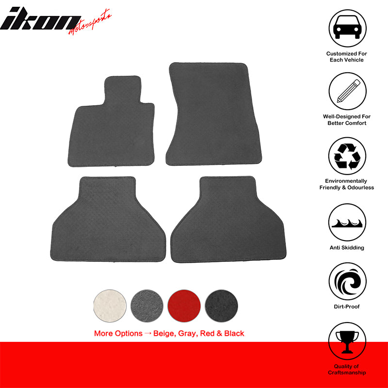 Factory Fitment Car Floor Mats Front Rear Nylon FOR: (BMW)