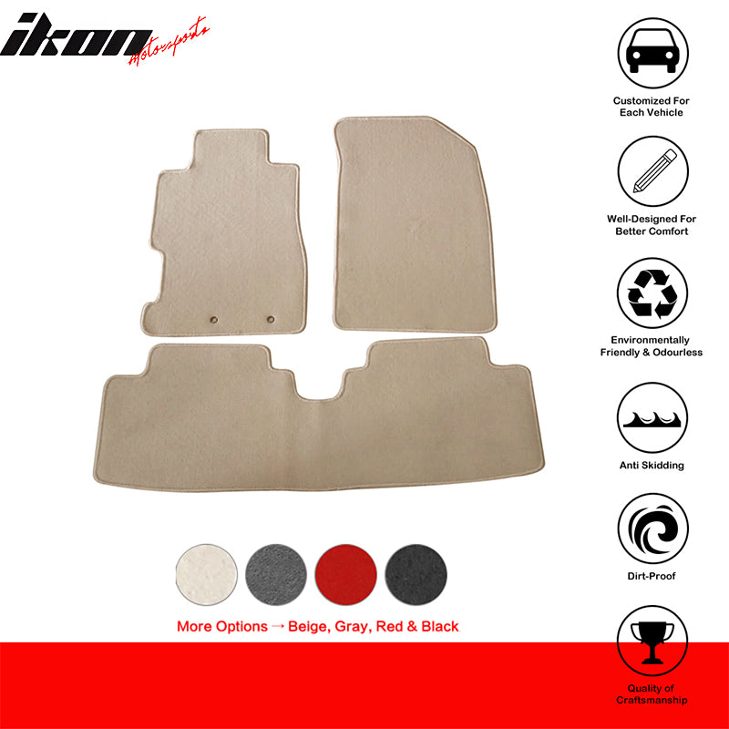 Factory Fitment Car Floor Mats Front Rear Nylon