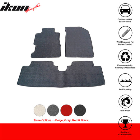 Factory Fitment Car Floor Mats Front Rear Nylon