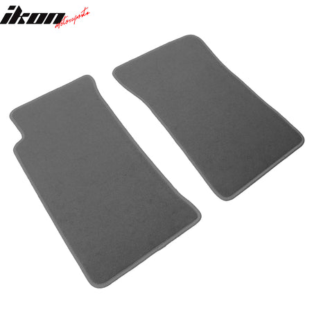 Floor Mat Compatible With 1990-1997 Mazda Miata MX5 2Dr, Factory Fitment Car Floor Mats Front & Rear Nylon by IKON MOTORSPORTS, 1991 1992 1993 1994 1995 1996