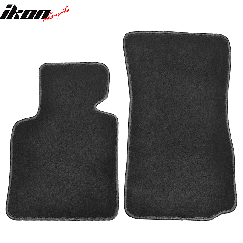 Floor Mat Compatible With BMW Z4, 2003-2008 Factory Fitment Car Front Nylon Car Floor Carpets Carpet liner by IKON MOTORSPORTS, 2004 2005 2006 2007