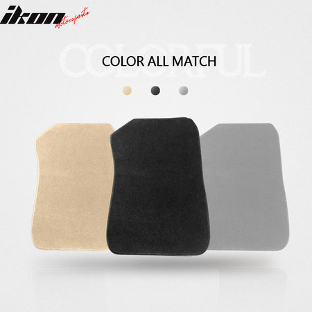 06-11 E90 3 Series Auto Floor Mat Liner Nylon Front Rear Carpet Black FOR: (BMW)